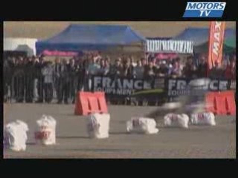 Depart mouvemente Supermotard Cahors