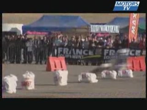 Depart mouvemente Supermotard Cahors