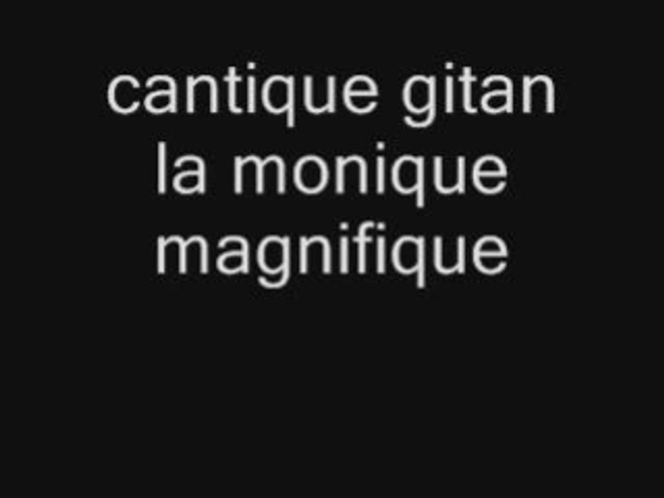 cantique gitan