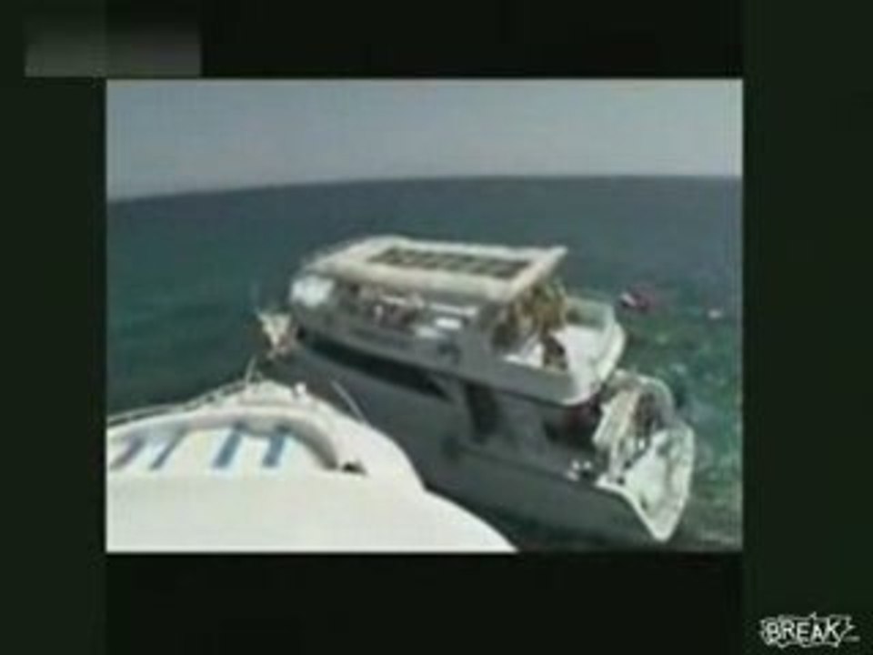 collision entre 2 yatchs