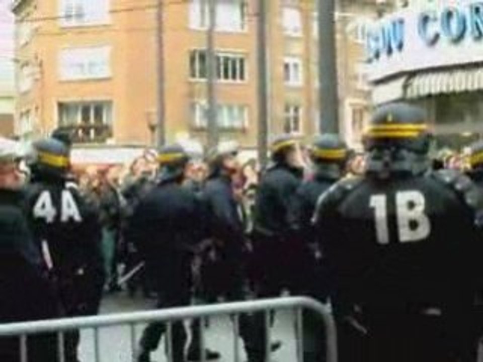 L'arrivée du président de la République place d'Armes
