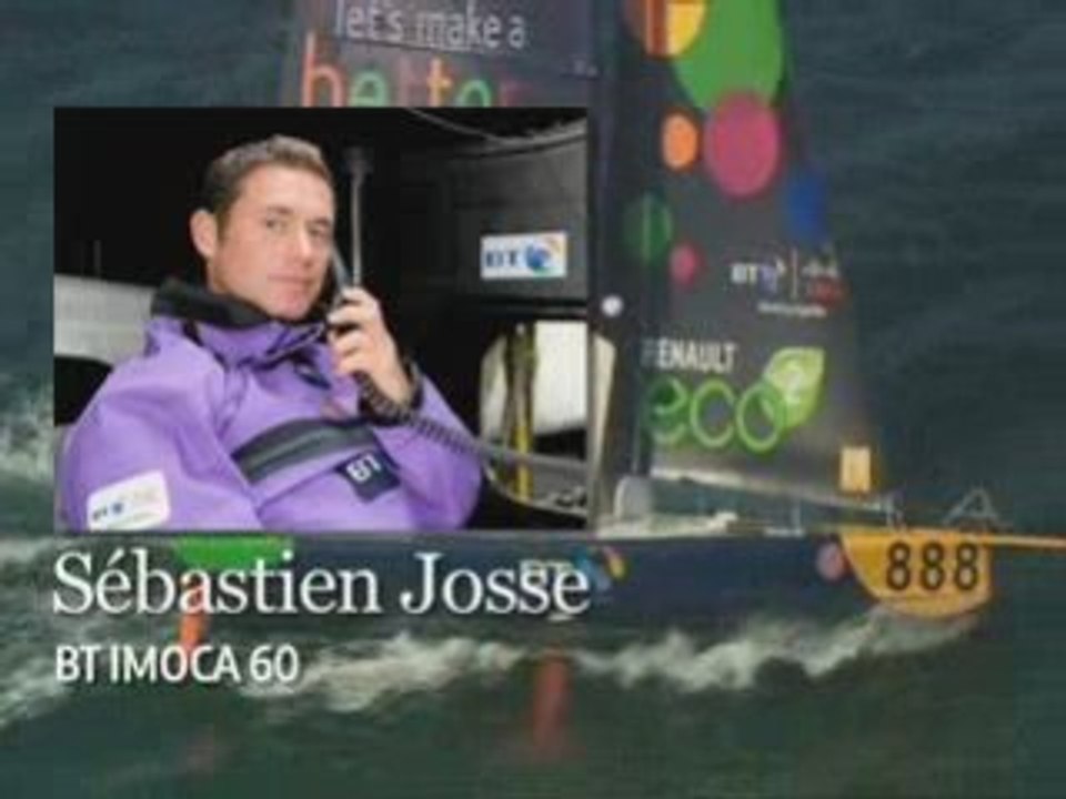 Voile Vendée Globe 2008 J18 Vacation avec Sébastien Josse