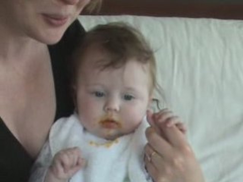 Ma première purée de carottes