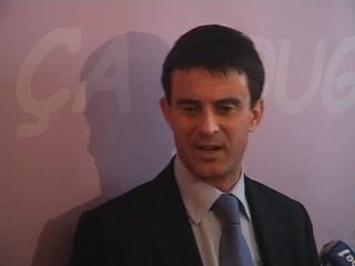 Conférence de presse de Manuel Valls le 28 novembre 2008