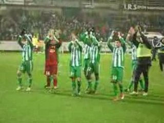 ASSE fin du match contre Bruges