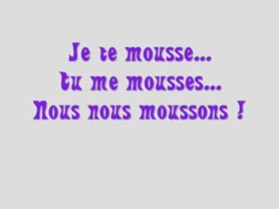 Jeu de mousse