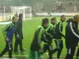 ASSE entrainement face à Bruges