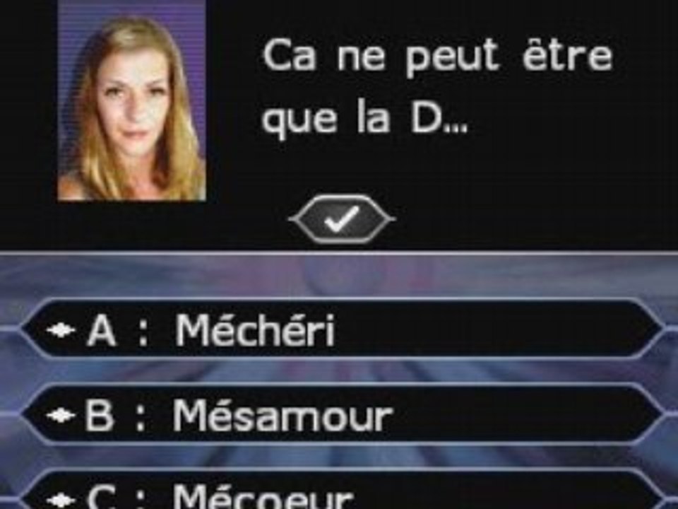 Qui veut gagner des millions 2009 : le jeu mobile