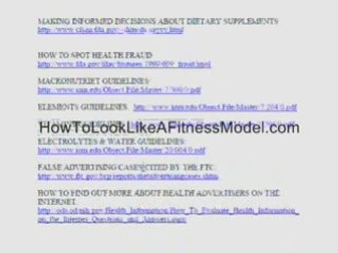 How To Look Like A Fitness Model - Health & Fitness Websites