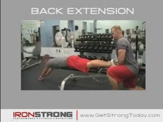 Orlando Personal Trainer: Performs A Back Extension