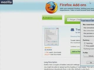 Tweak Network - Speed Up FireFox
