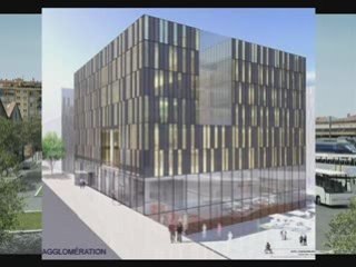 Le complexe de la gare TGV de Perpignan