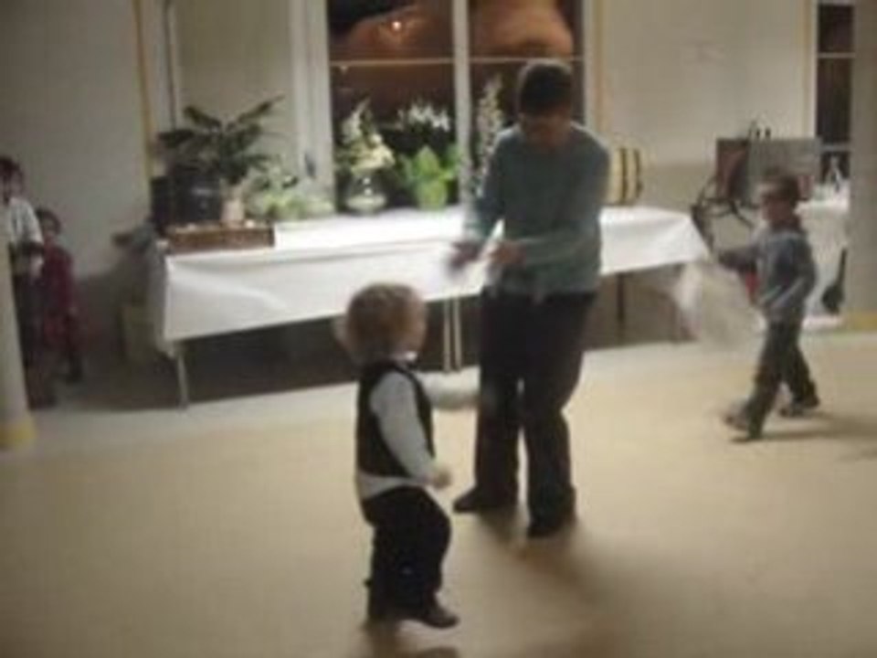 Lucas dancing with Mamie