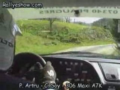 Rallye d'Annonay 2008 - Cam embarquée Artru - ES 4