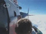 BASE Jump et Wingsuit de falaise d'hélicoptère