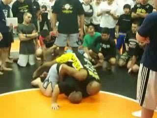 Anderson Silva Demos Sweep to take opponent's Back, Part 2