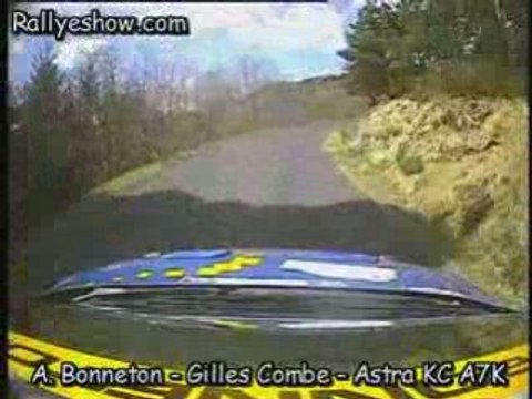 Rallye du Val d'Ance 2008 - Cam embarquée Bonneton - ES 1