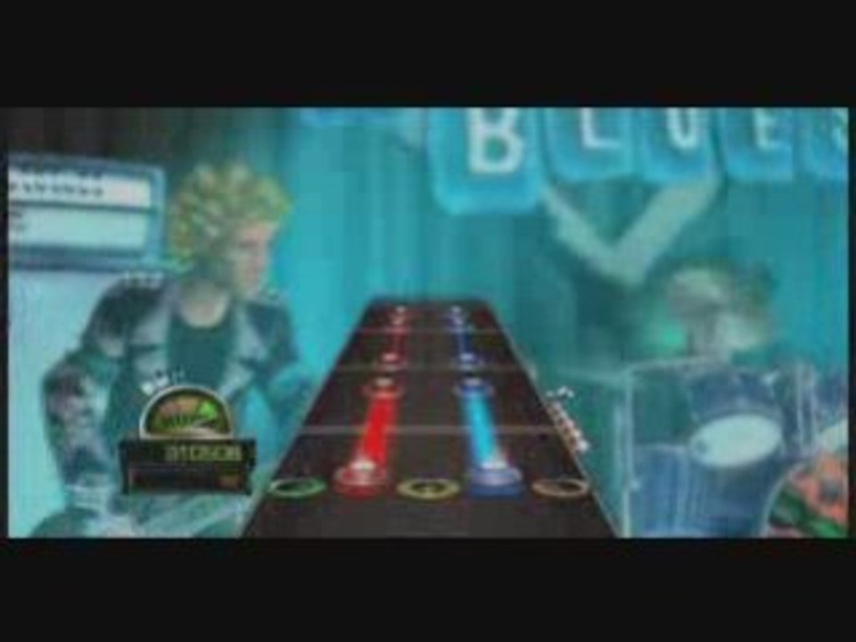 Guitar Hero World Tour Gameplay Guitar and Dums