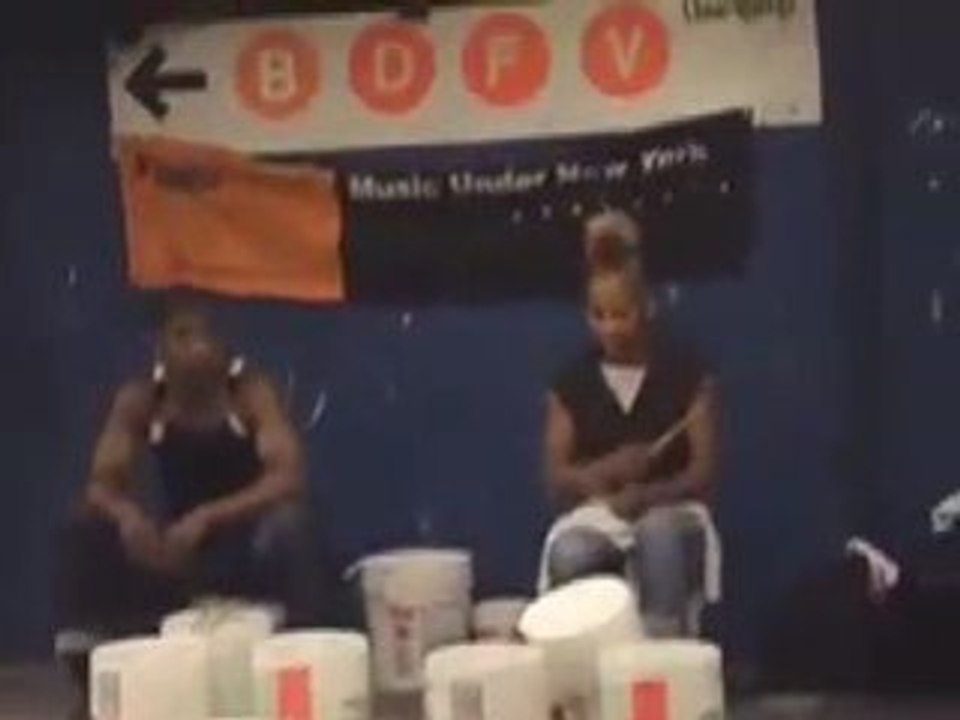 Crazy Drumming in the Subway