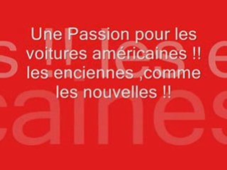 Voitures américaines