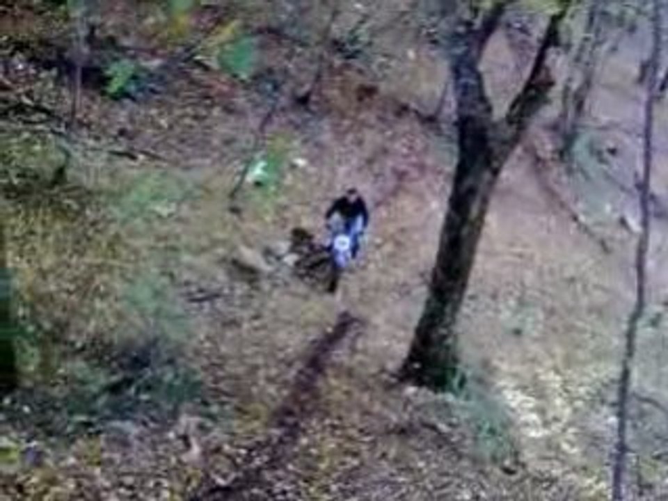 moto cross montée infernal hihihi