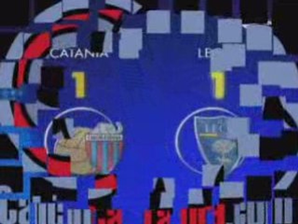 Catania - Lecce sintesi