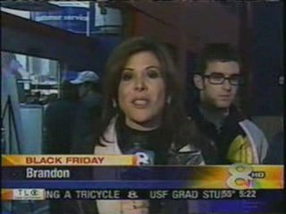 Gayle Guyardo Interviews Black Friday Shoppers