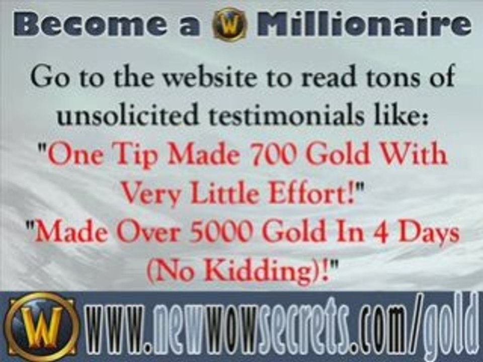 WOW Gold Farming Tips