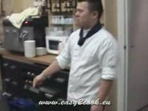 Hibachi Teppanyaki Chef Knife Tricks Close Up