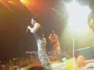 christophe maé le 28/11/08 a montpellier
