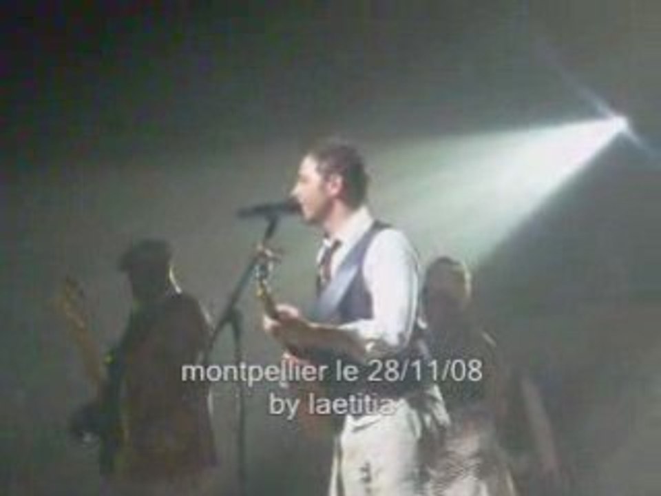 Christophe maé le 28/11/08 a montpellier