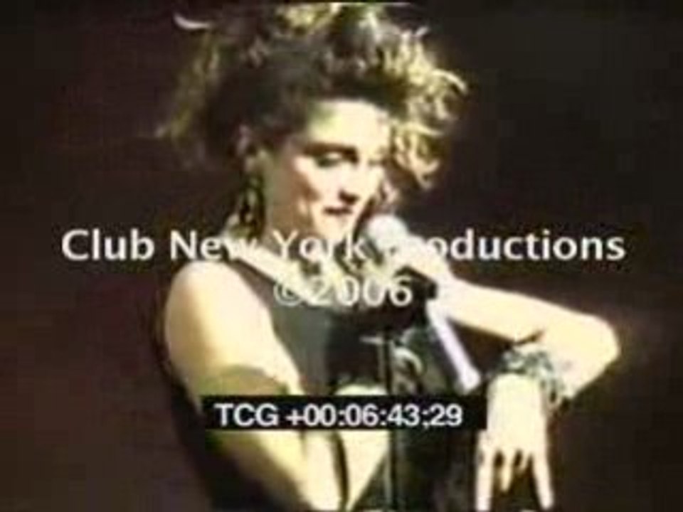Madonna Physical Attraction clip & speech Boston 1983