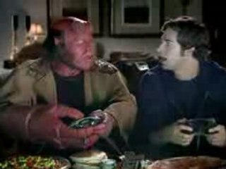 Zachary Levi and Hellboy