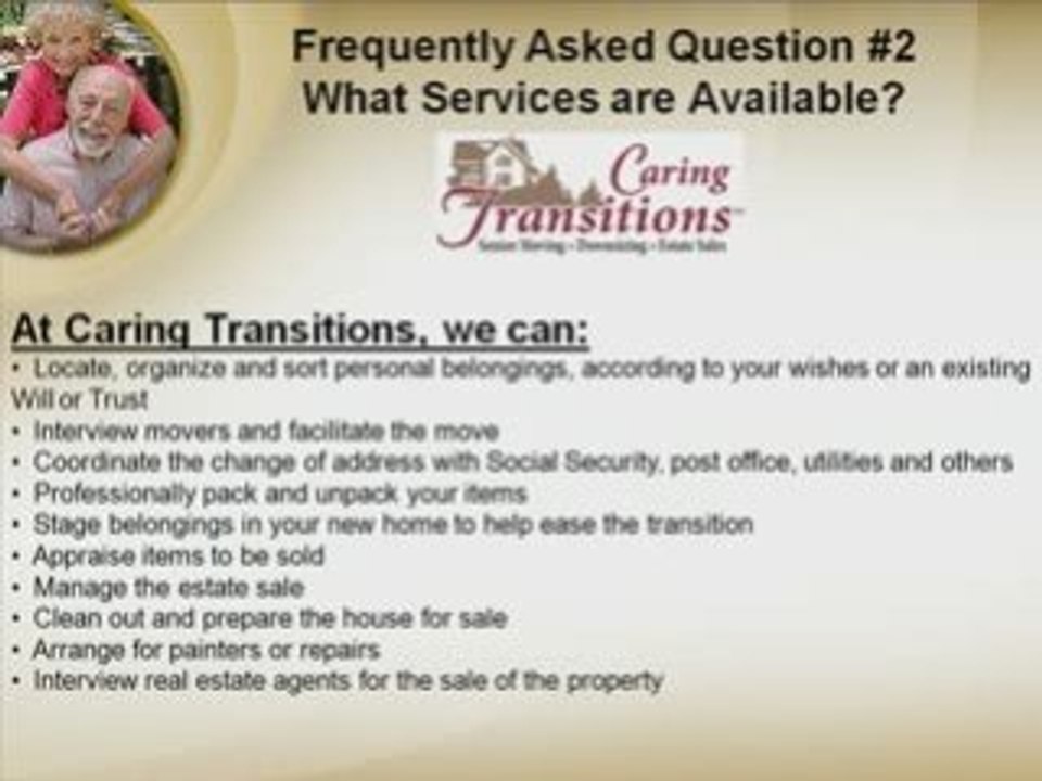FAQ 2 Senior Movers and Estate Sales Upstate SC