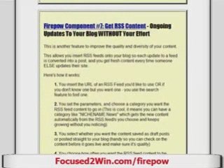 Build a Blogging Empire Using Firepow