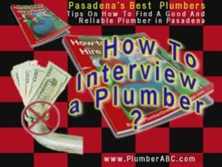 Best Plumber and plumbing services in Pasadena