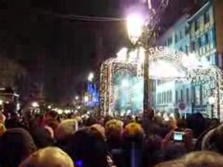 Allumage lumières de noël