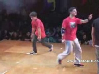 Burning Floor 2008 -Quart break- Dziri&Admir Vs Mehdi&Madgik