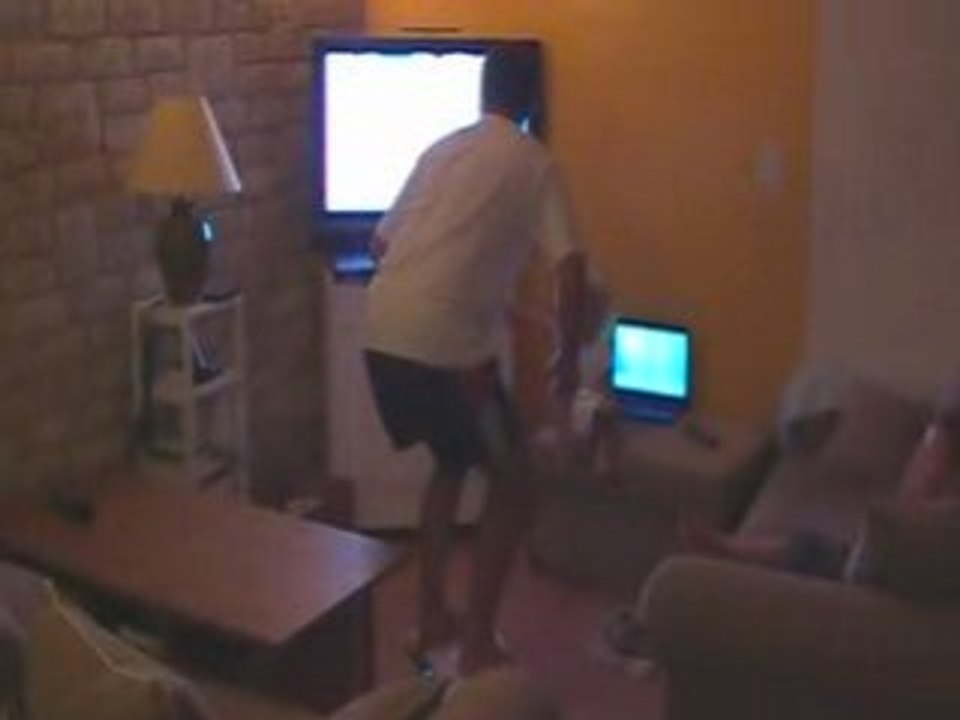 Seb sur un surf
