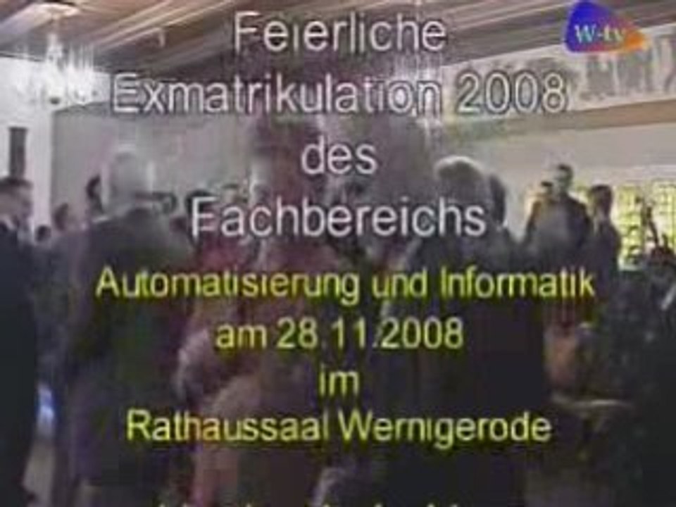 Exmatrikulation am 28 Nov2008 in Wernigerode