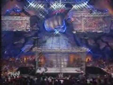 edge vs kurt angle (cage match) smackdown!