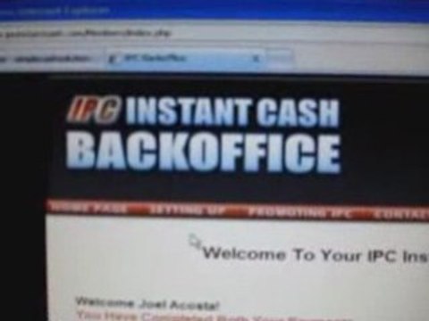 IPC Program Live Training (featuring Joel), IPC Instant Cash