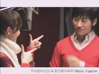 Park Ji Heon & Kang Min Kyung- Happy Together ( The Making )