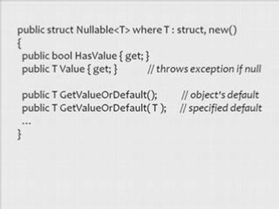Whirlwind Accessors Static Classes Nullable Types