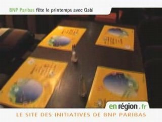 BNP Paribas fête le printemps avec Gabi