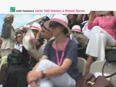 Journée de la Femme BNP Paribas à Roland Garros