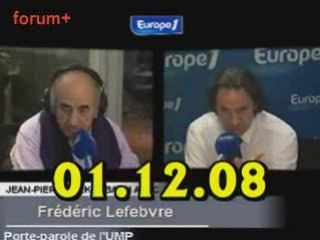 ITW de Frédéric Lefebvre (01.12.08)