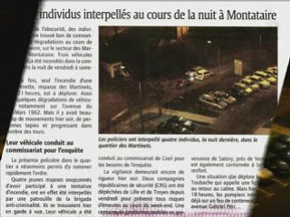 Montataire.. Naguib tué par balle cité banlieu 28.11.08