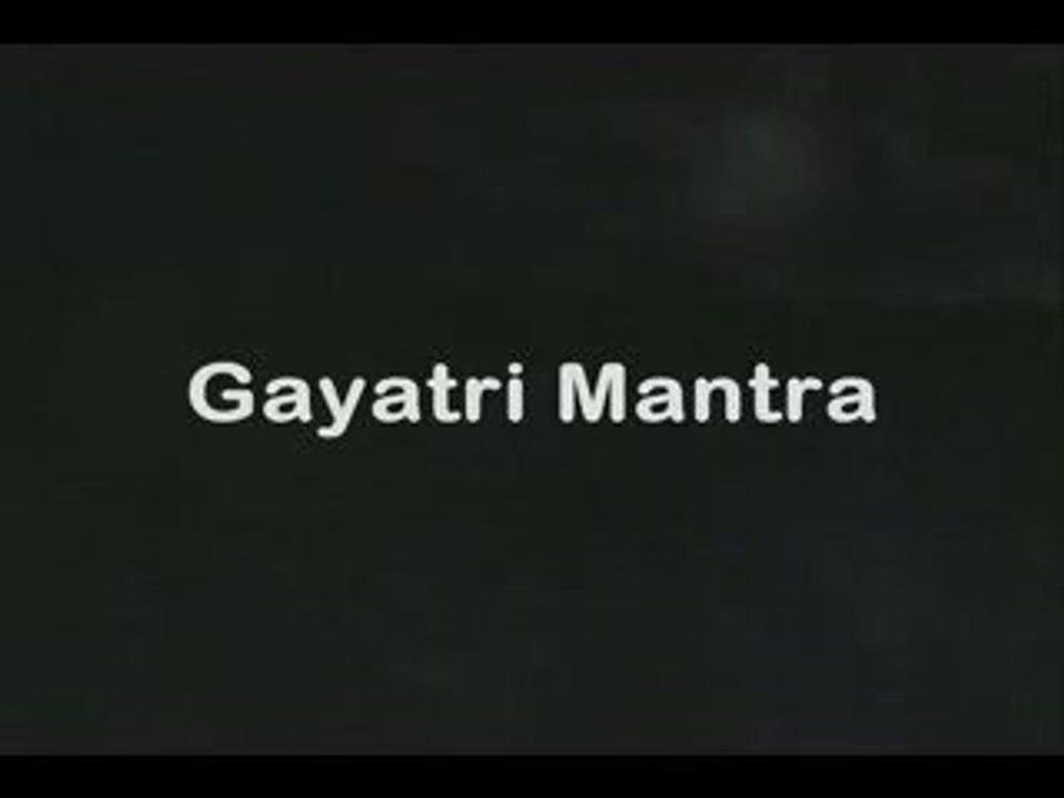 Gayatri Mantra - Sanskrit Chant