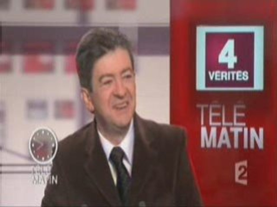 Jean-Luc Mélenchon aux 4 Vérités 01/12/2008